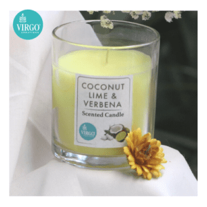 coconut scented jar candle